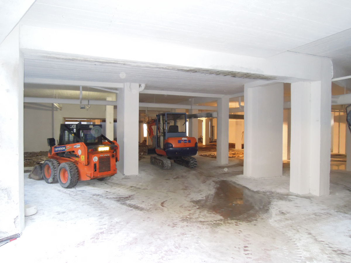 Lavoro Autorimesse durante